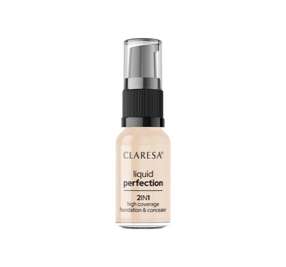 Claresa Liquid Perfection podkład do twarzy 2w1 101,5 Vanilla 18 g