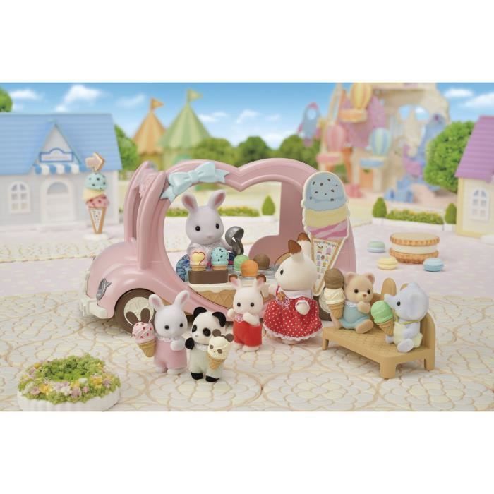 Il venditore di gelati - SYLVANIAN FAMILIES - 5651 - All'aperto - Rosa - Età 3+