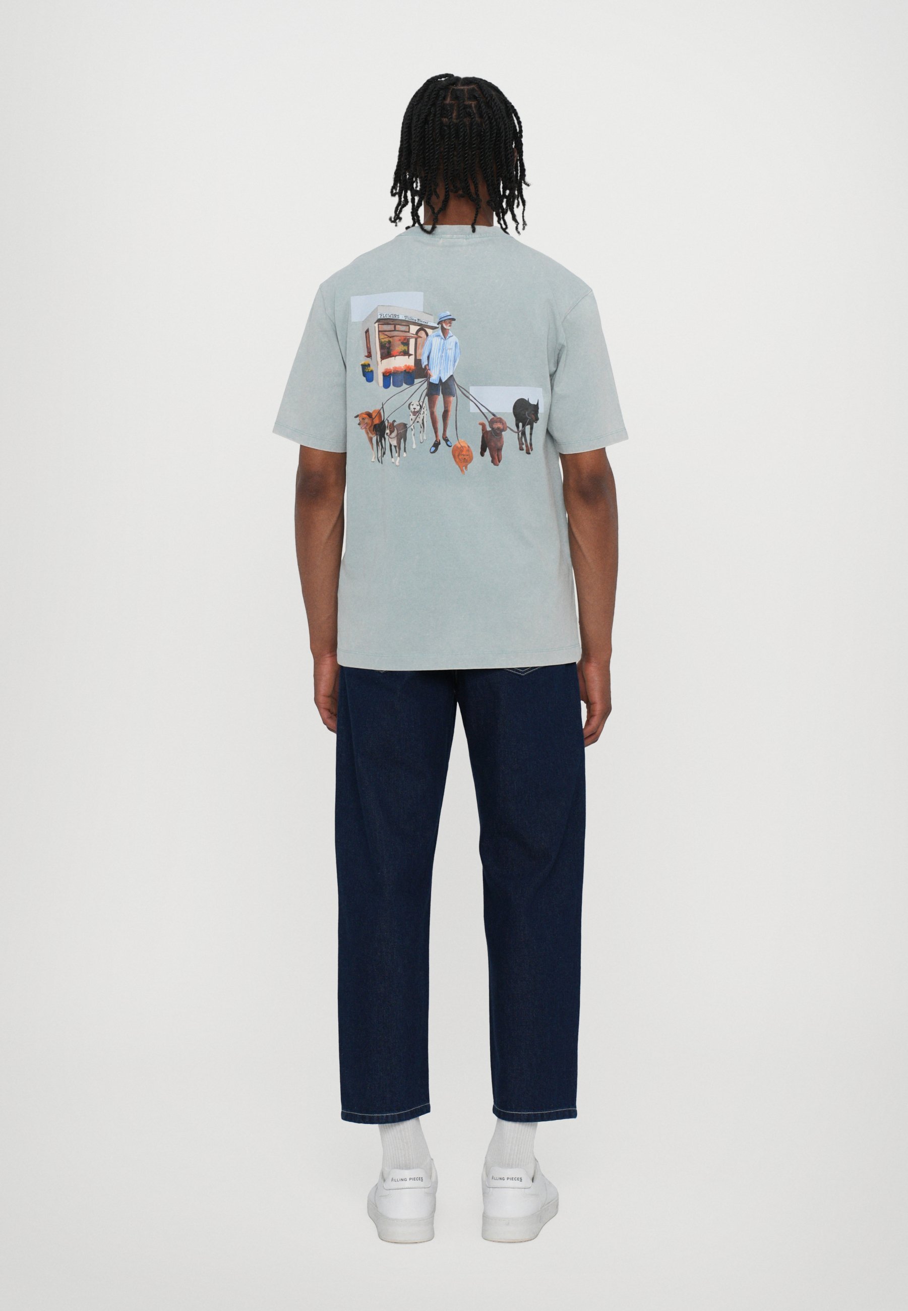 Filling Pieces DOG WALKER - T-shirt stampata - arona