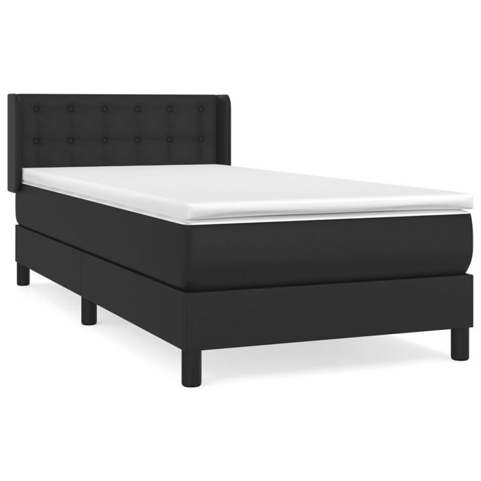 Lattenbodem met matras - Maison Exclusive - Zwart - 80x200cm - Maximale ontspanning