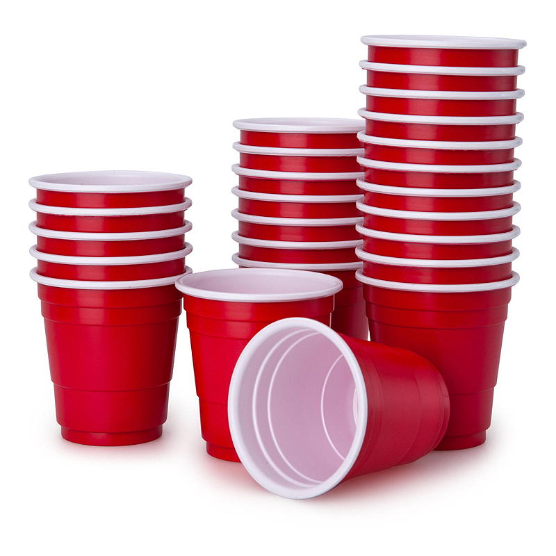 Gobelets Quick Red, 25 unités, 60 ml