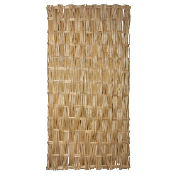 Panel ogrodowy wierzbowy pleciony 180x90cm Beżowy Osłona Dekoracja Trejaż