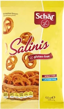 SCHAR Schar Salinis Pretzels sin gluten 60 g