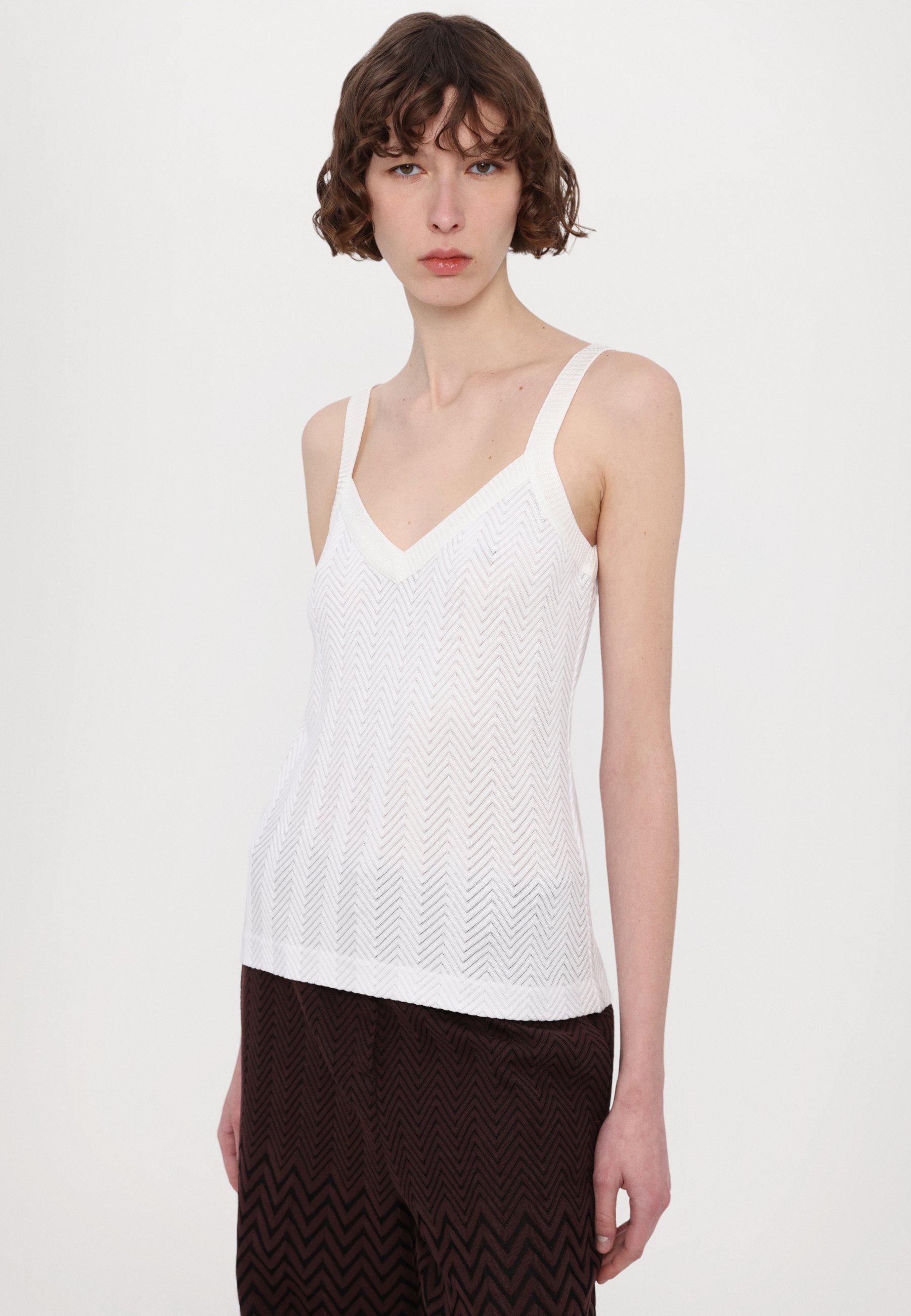 Missoni TANK - Top - bianco brillante
