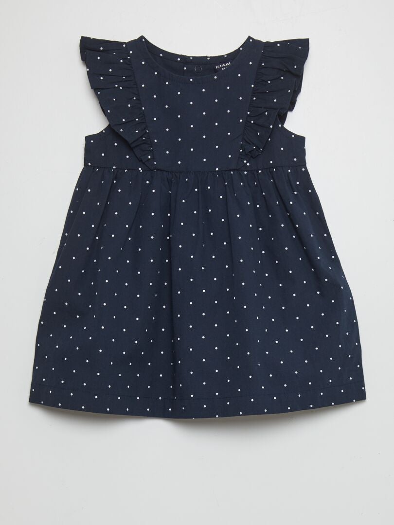 Jurk + onderjurk set - BLAUW