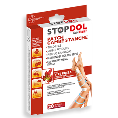 Stopdol plaster for trette ben 20 stk 20 stk