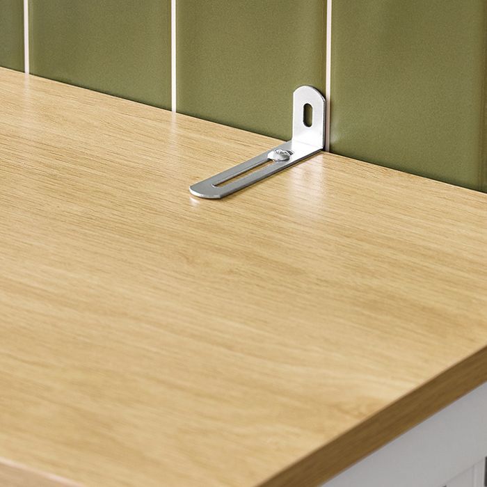 Mueble de baño columna SoBuy FRG236-WN - con estantes ajustables - 32 cm de ancho x 30 cm de profundidad x 170 cm de alto - Blanco y natural