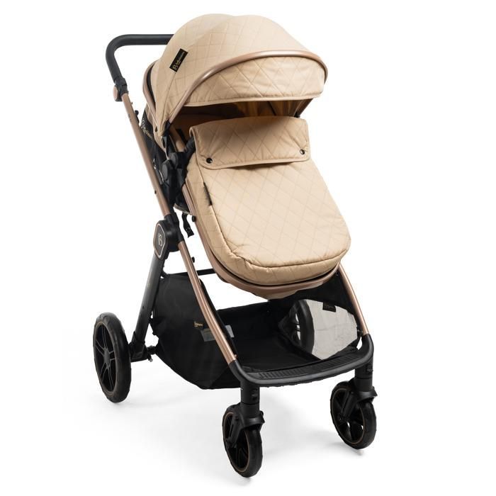 Passeggino convertibile - combinazione - 2 in 1 - peso 0-22 kg - Bebelissimo I LOVE - beige