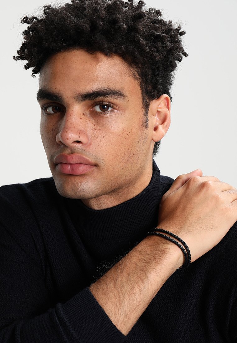 Icon Brand FACE THE WRAP - Armband - schwarz