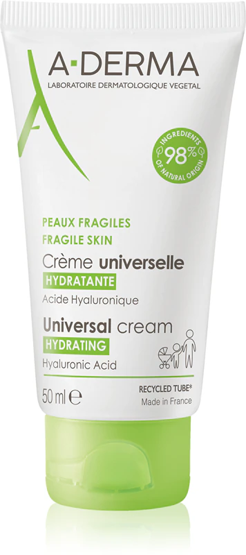 A-Derma Universal Cream univerzální krém s kyselinou hyaluronovou
