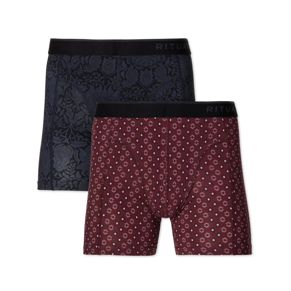 House of Rituals Fung - Pack de 2 calzoncillos bóxer - Pack de 2 calzoncillos bóxer Assorti