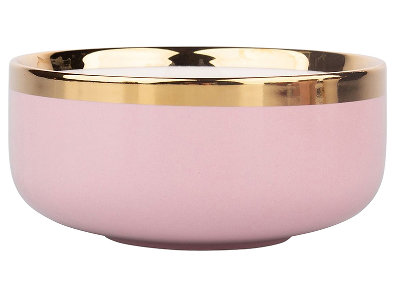 Miska porcelanowa NBC Aurora Gold 500 ml różowa