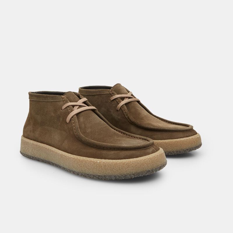 BATA Męskie zamszowe buty sznurowane