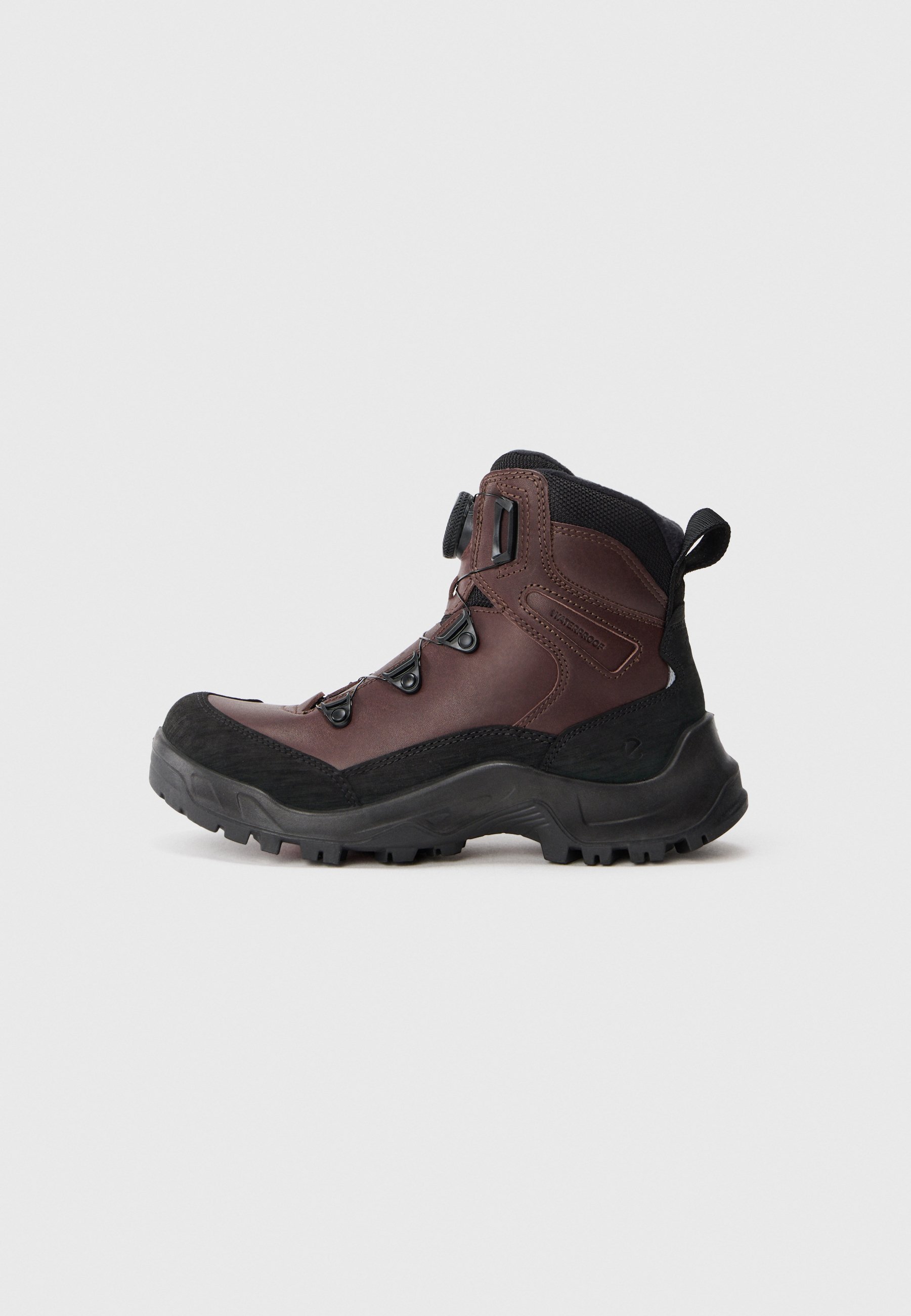 ECCO OFFROAD MID WARM WP BOA - Winterlaarzen - zwart/mokka