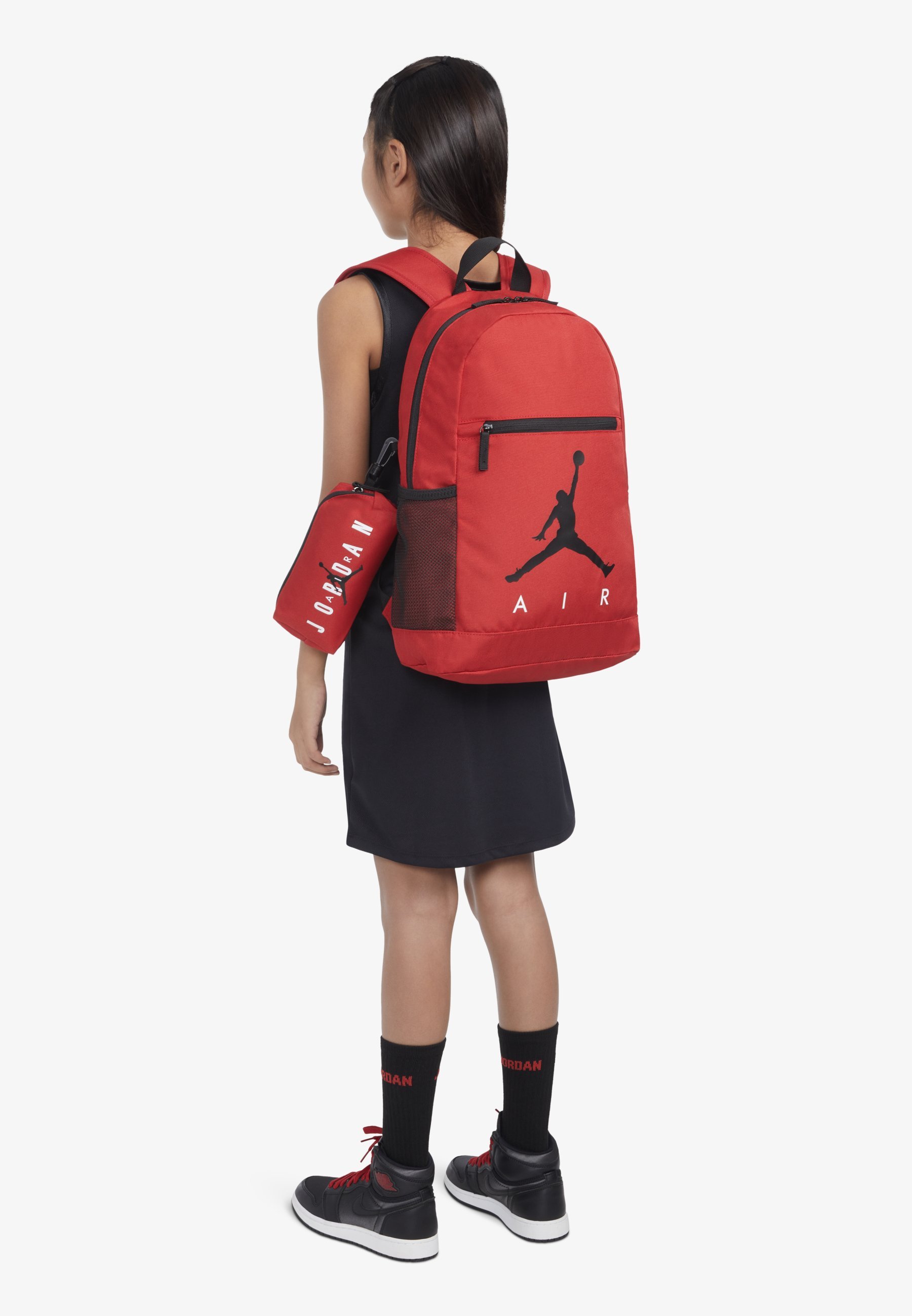 Jordan AIR SCHOOL BACKPACK UNISEX SET - Peračník - telocvičňa červená
