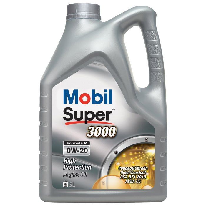 Huile Mobil Super 3000 Formula P 0W20 5L (bidon)