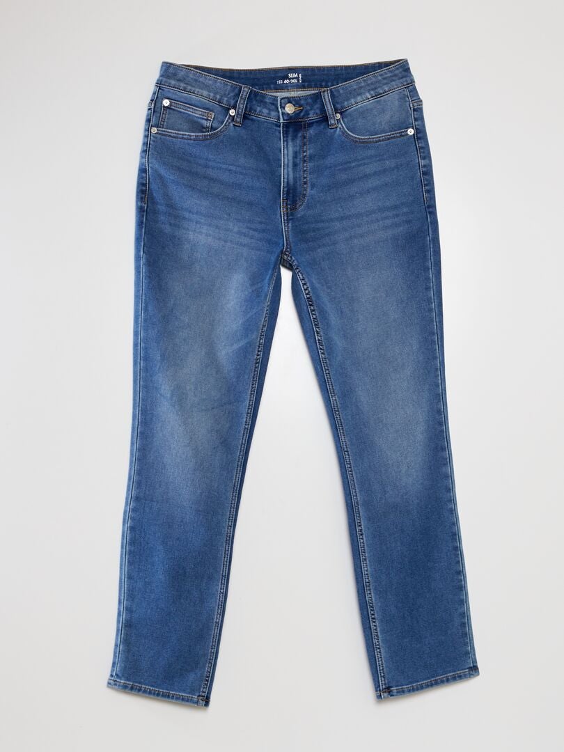 Slim stretch jeans - L30 - BLAUW