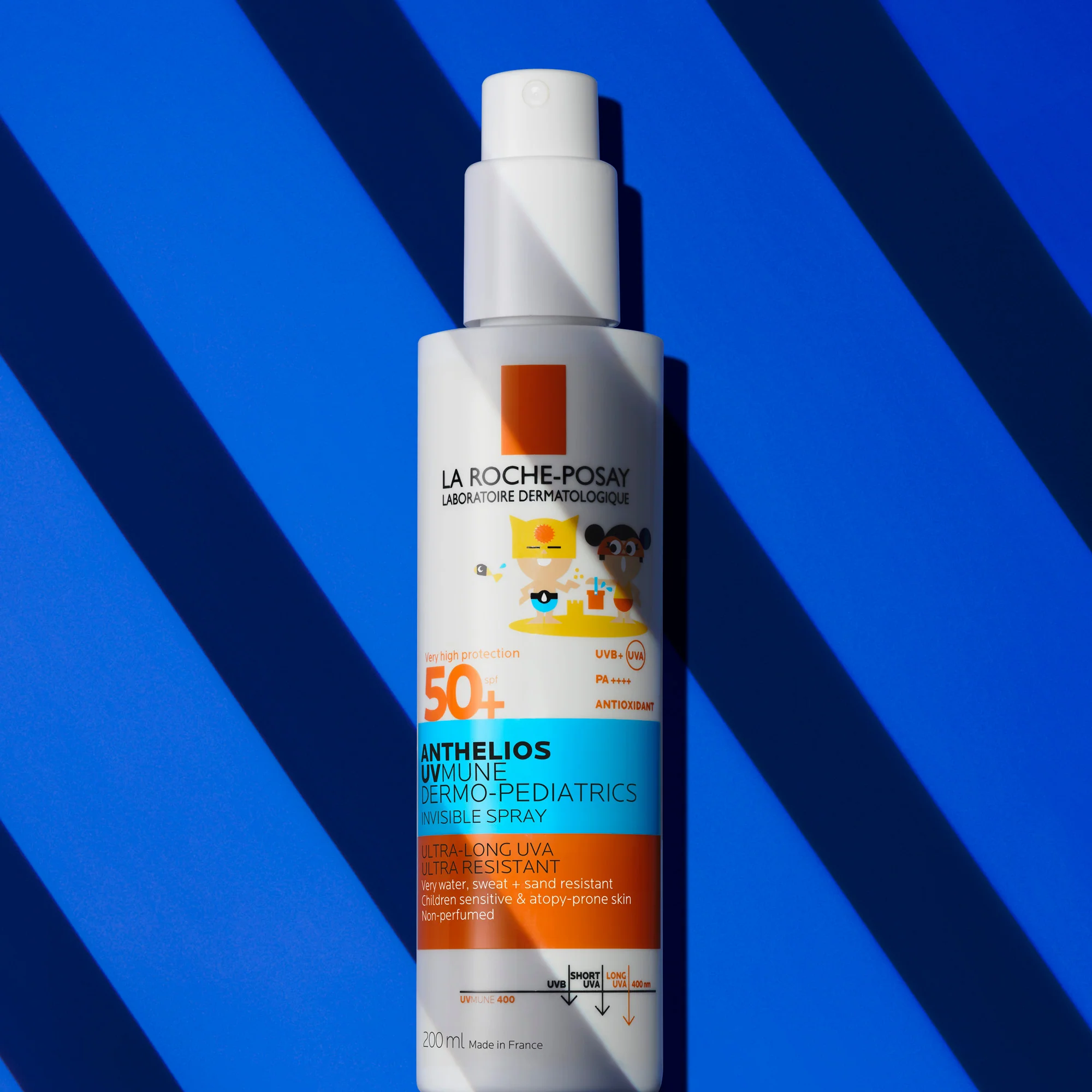 Anthelios UVMune 400 Spray Invisibile Dermo-Pediatrics Bambino SPF50+ - Crema Solare Bambini, Spray solare corpo alta prot., Prodotti per Bambini