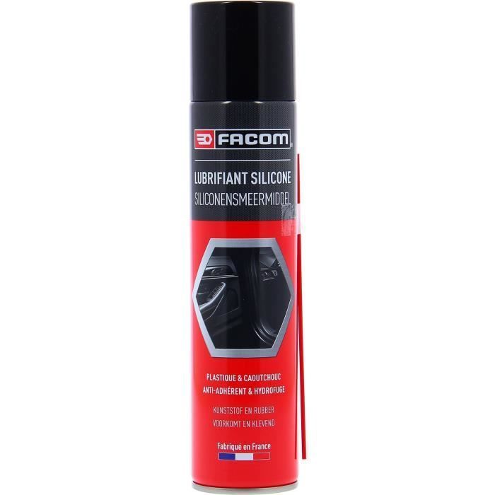 Lubricante de silicona de 300 ml - FACOM - Lubricante limpio e incoloro - Concentrado - Especial para mecánica y juntas