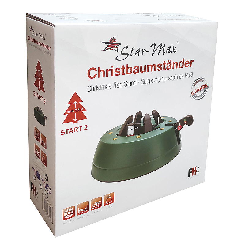 Selbstspannender Weihnachtsbaumständer Star-Max für Zuhause