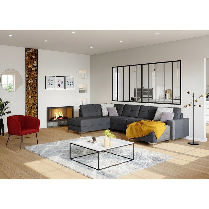 Tettoia in vetro stile officina in alluminio verniciato a polvere - 150x130 cm - Nero - BAYVIEW