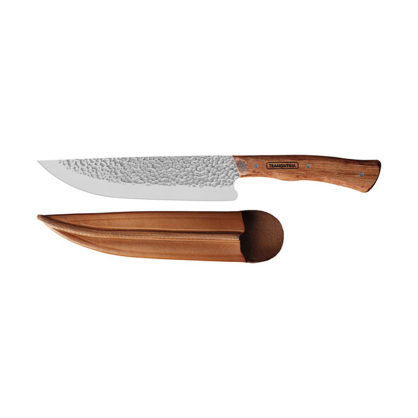 Hammerschlag Knife NOMADE, incl. Leather case, 20cm