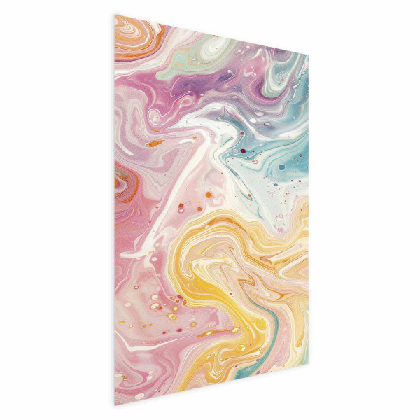Plakat Kolorowy Chaos 21x30 cm