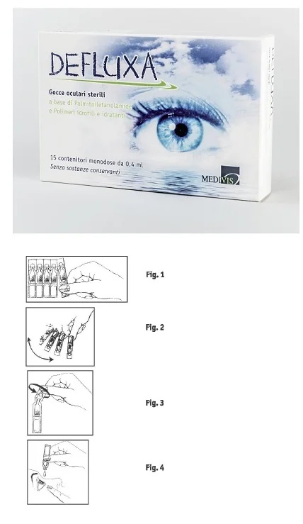 DOC GENERICI Defluxa befeuchtende Augentropfen, 15 Fläschchen à 0,4 ml