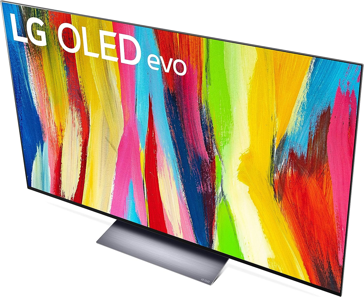LG C2 Serie 55-Zoll OLED evo Smart TV OLED55C2PUA, 2022 – KI-gestützter 4K-Fernseher mit integrierter Alexa-Sprachsteuerung, Dunkelsilber