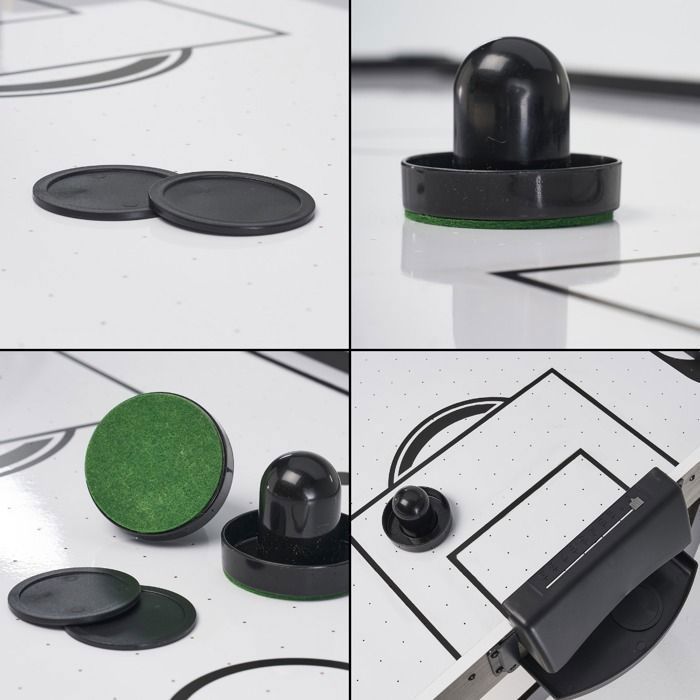 KANGUI 4-in-1 Games Table - Foosball with telescopic rods, ping pong, hockey, basketball