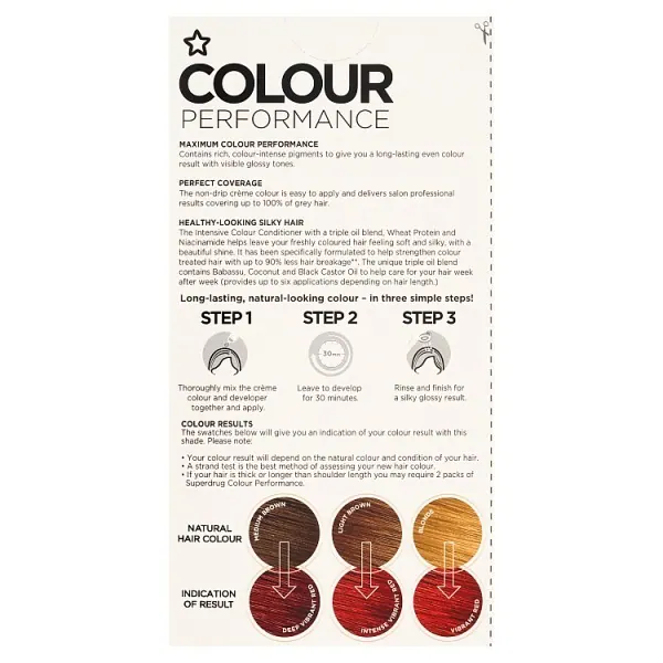 Superdrug Colour Performance 77.55 Okouzlující červená