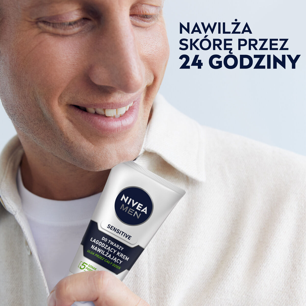 Nivea Men pomirjujoča vlažilna krema za obraz 75 ml za občutljivo moško kožo