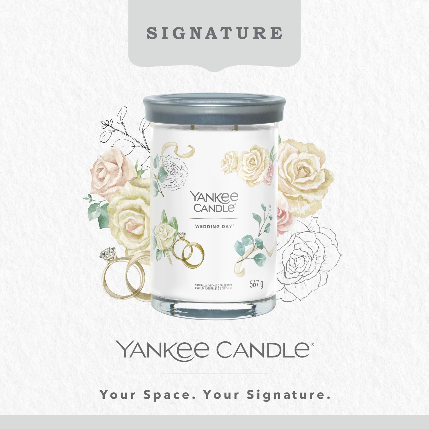 YANKEE CANDLE Grand Gobelet Jour de Noces
