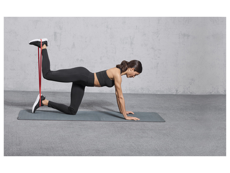 CRIVIT fitneszszalag-készlet, 4 darabos