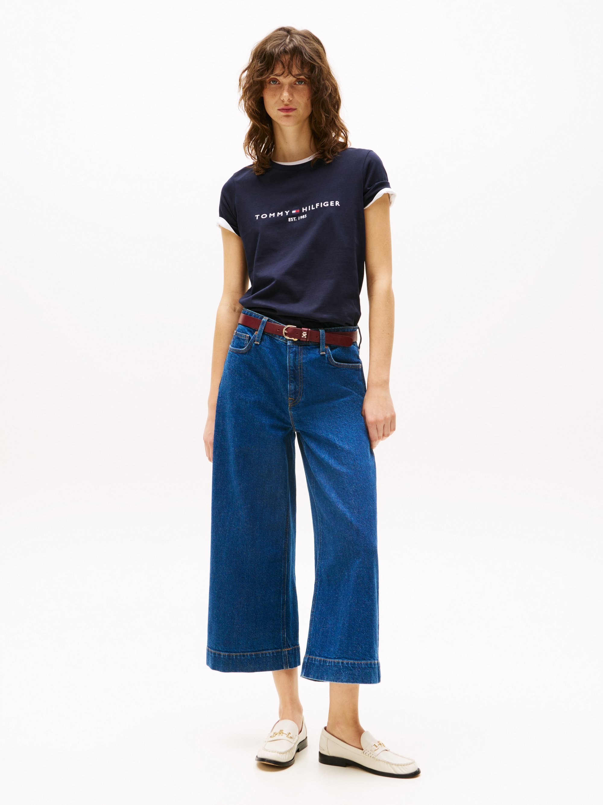 Tommy Hilfiger HERITAGE - T-shirt met print - marineblauw
