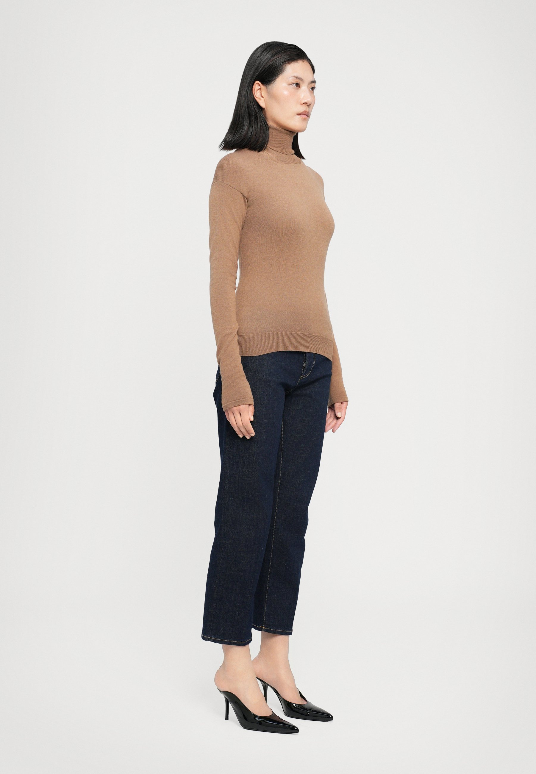 Dsquared2 TURTLE NECK - Megztinis - camel