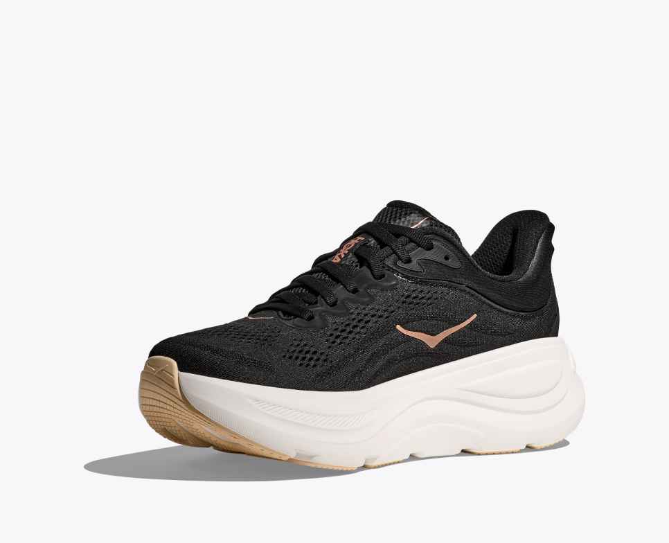 HOKA Bondi 9 Zwart / Roségoud