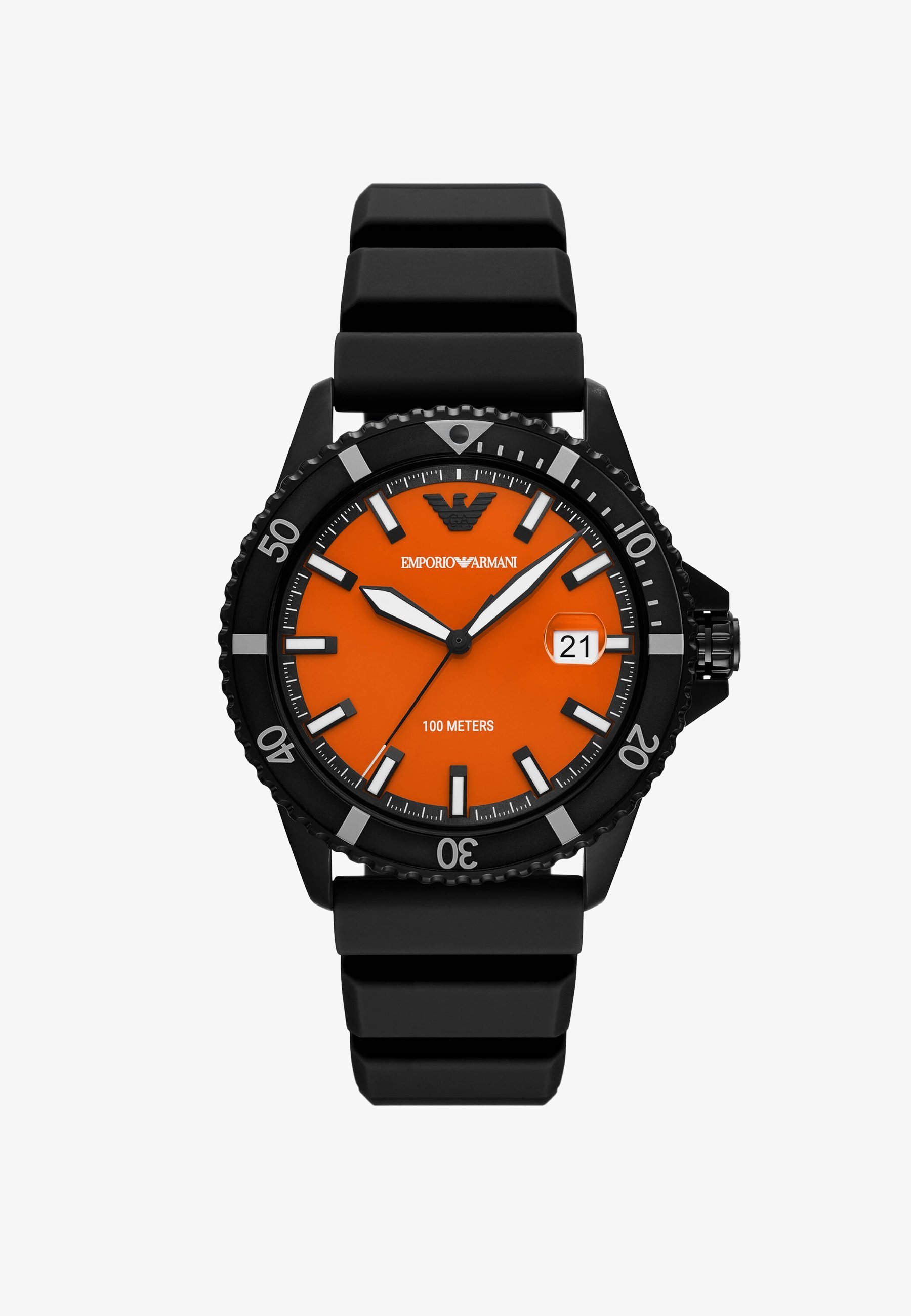Emporio Armani WORLD EXPLORER - Uhr - schwarz