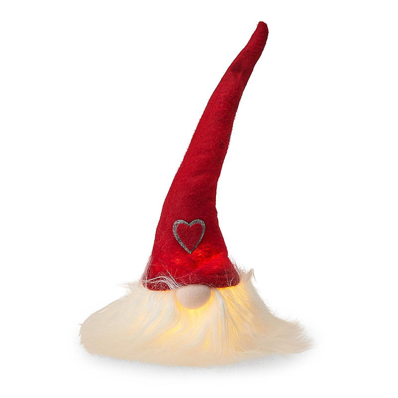 Koti Joulupukki 28 cm LED-valoilla