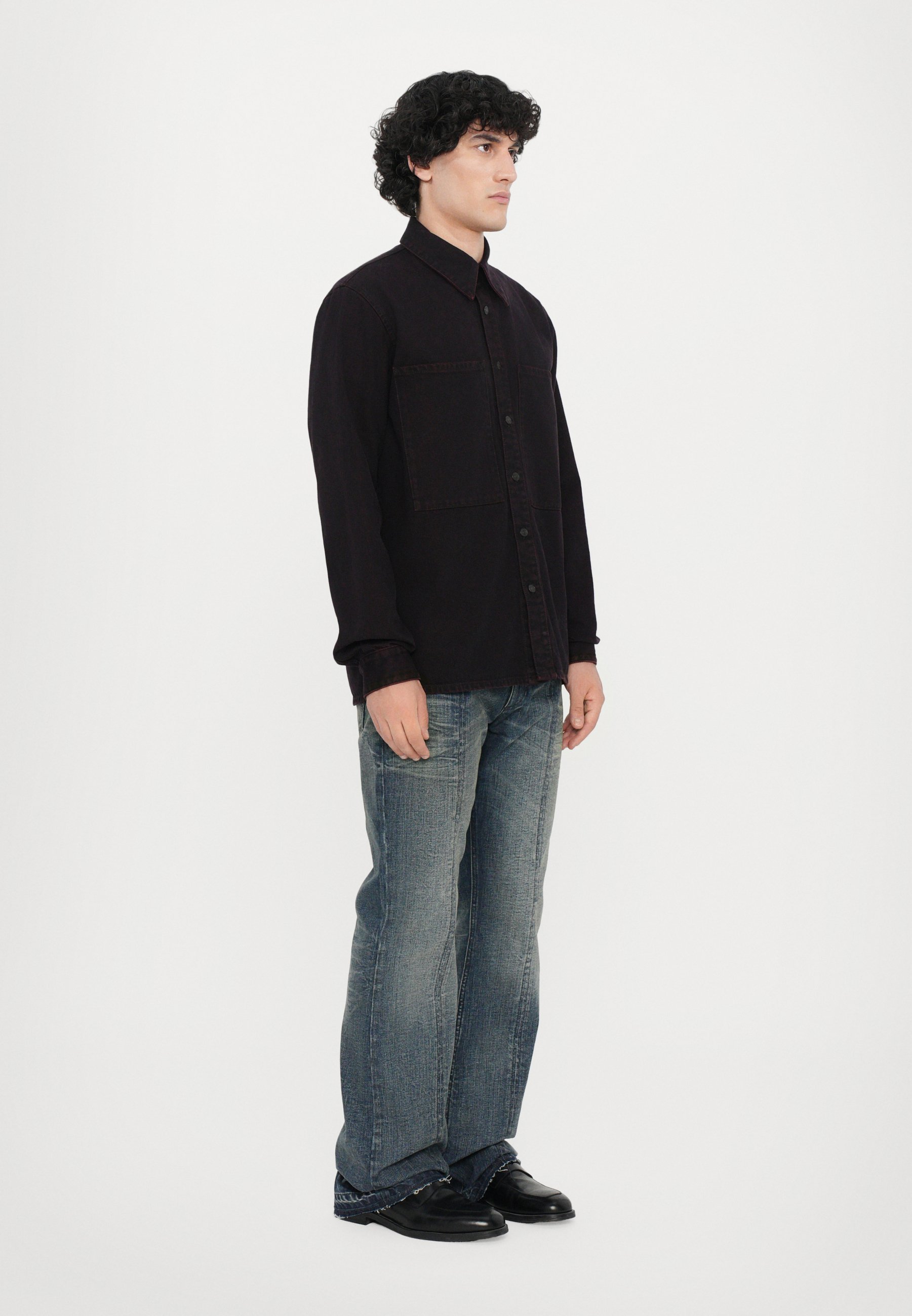 MM6 Maison Margiela overhemd - bordeauxrood