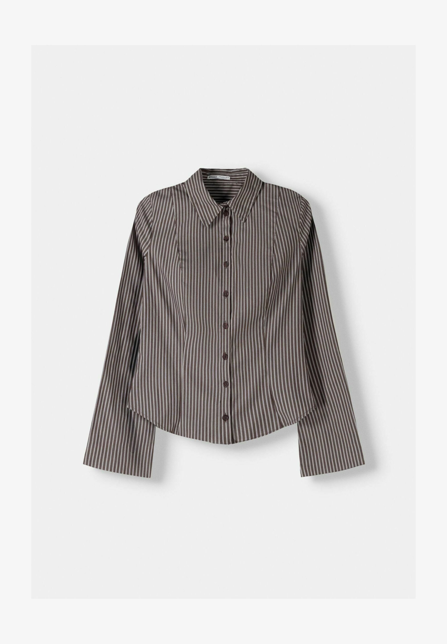 Chemisier boutonné Bershka - marron foncé