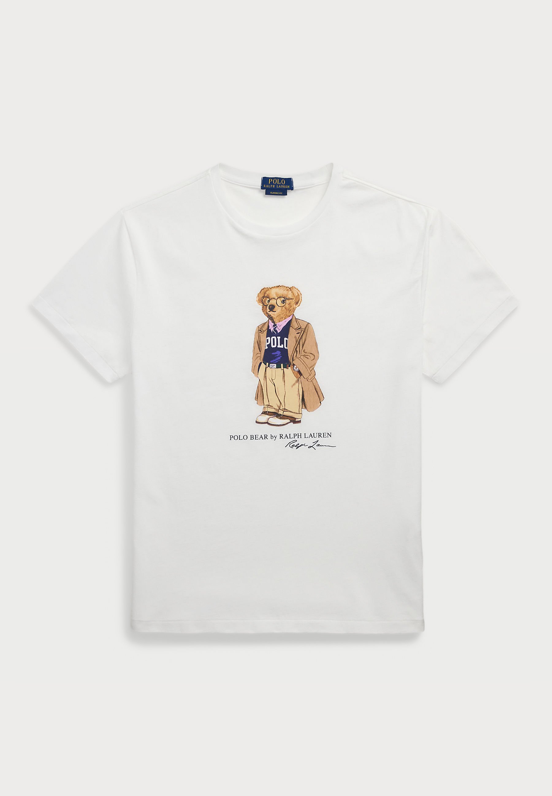 Polo Ralph Lauren T-shirt a maniche corte con stampa - bianca