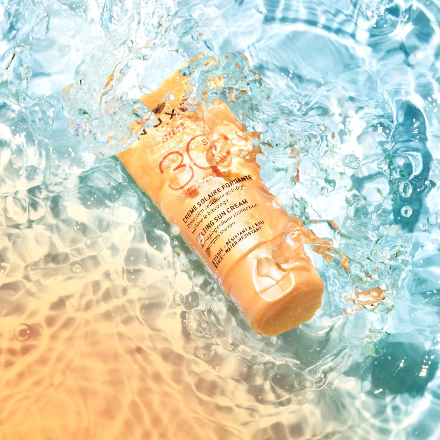 NUXE Sunscreen Sun-Melting saules aizsargkrēms ar augstu SPF 30 sejai - 50 ml