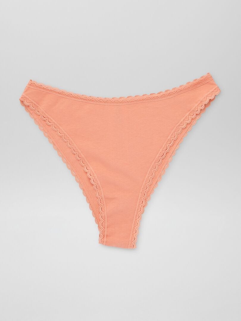 Set van 3 stringtjes - ORANJE