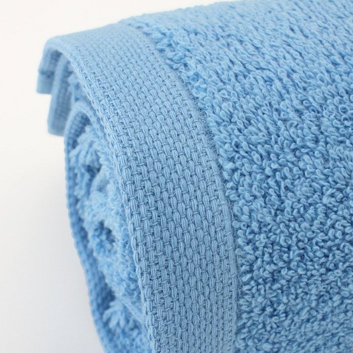 Set di 2 teli da bagno 90x150 cm ALPHA Azzurro Cielo