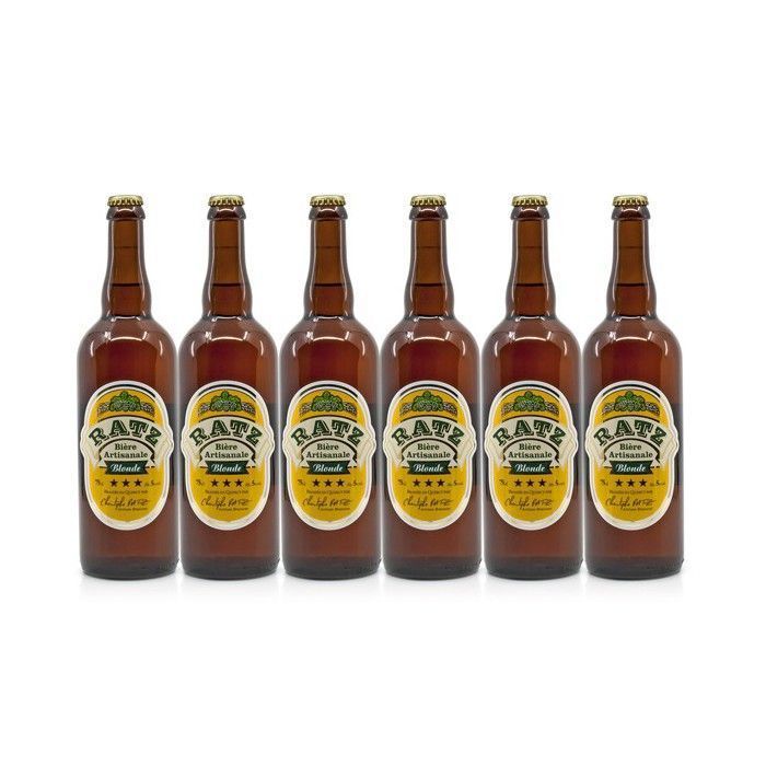 Set van 6 Quercy Craft Blonde bieren van Brasserie Ratz