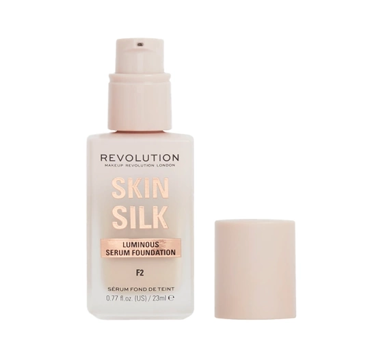Makeup Revolution Skin Silk Serum Foundation pielęgnujący podkład do twarzy F2 23ml