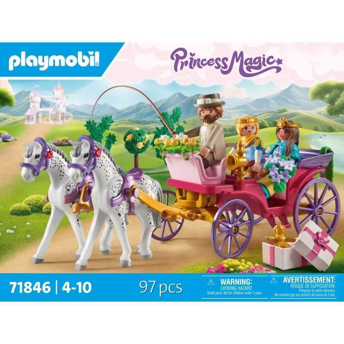 PLAYMOBIL 71846 Koets met prinselijk paar en koetsier