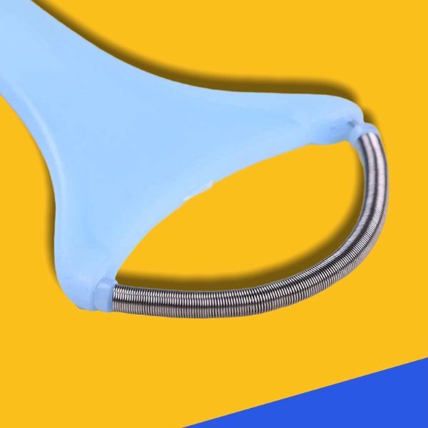 Epilatore manuale per peli del viso Tweezy Epi-Roller, colore blu.