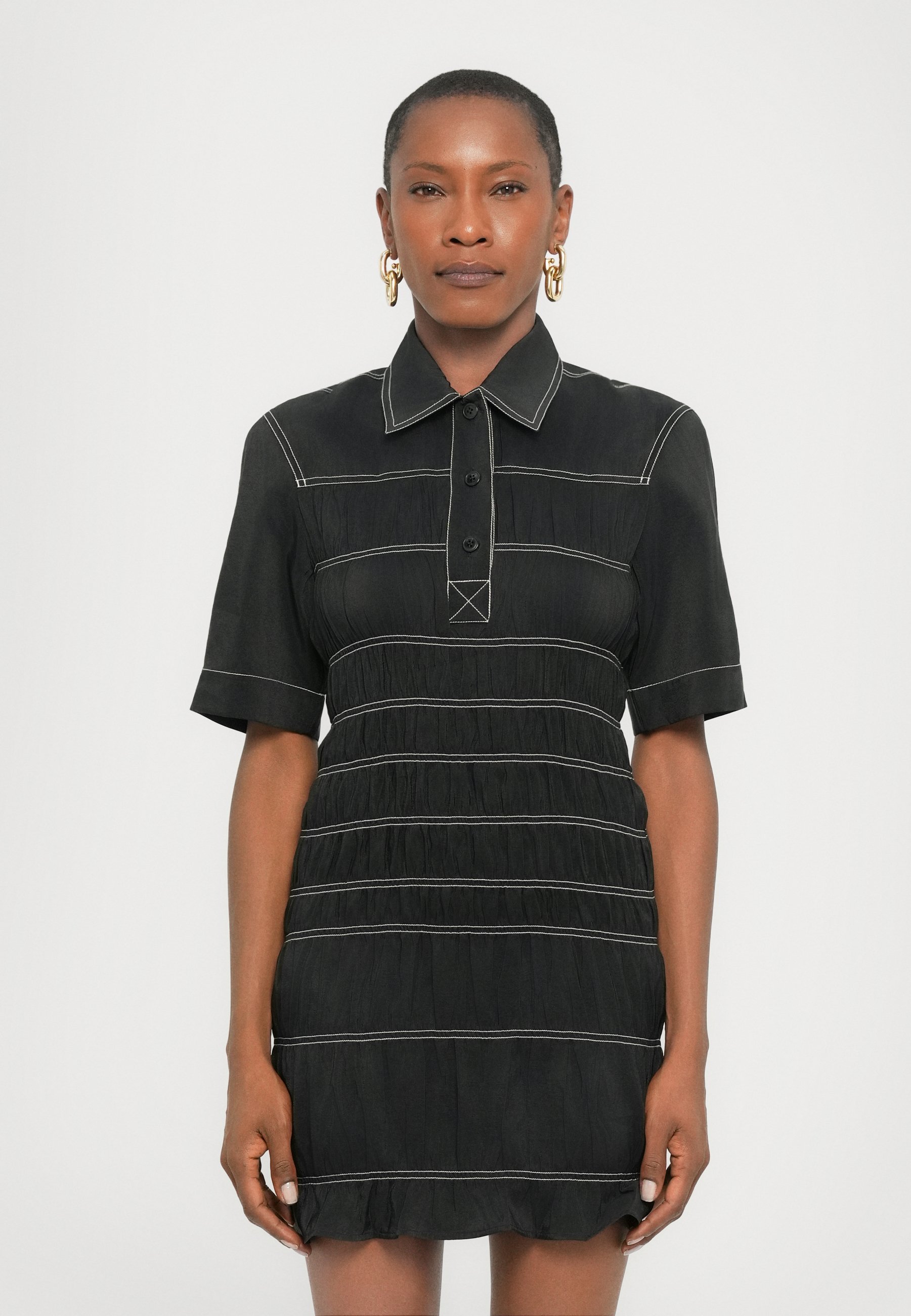 Robe-chemise Nanushka NOMIA - noire